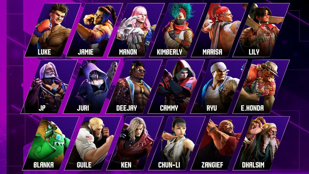 SF6 - Outfit 3 Characters